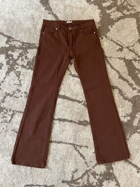 Forever 21 womens Bootcut Jeans in Dark Brown